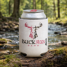 Buckskin Camo Can Koozie | Blaze Orange & Pink | 12oz