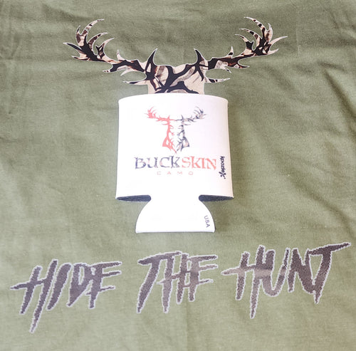 Custom BuckSkin Camo Koozie