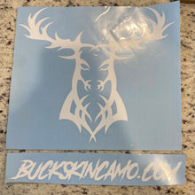 Buckskin Deer Head Logo Vinyl Truck Decal